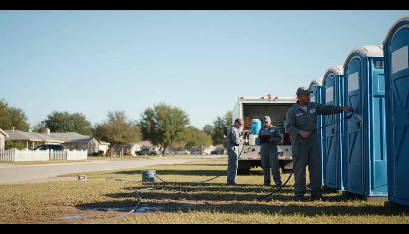 Long-Term Portable Toilet Rental in Denton, GA near me